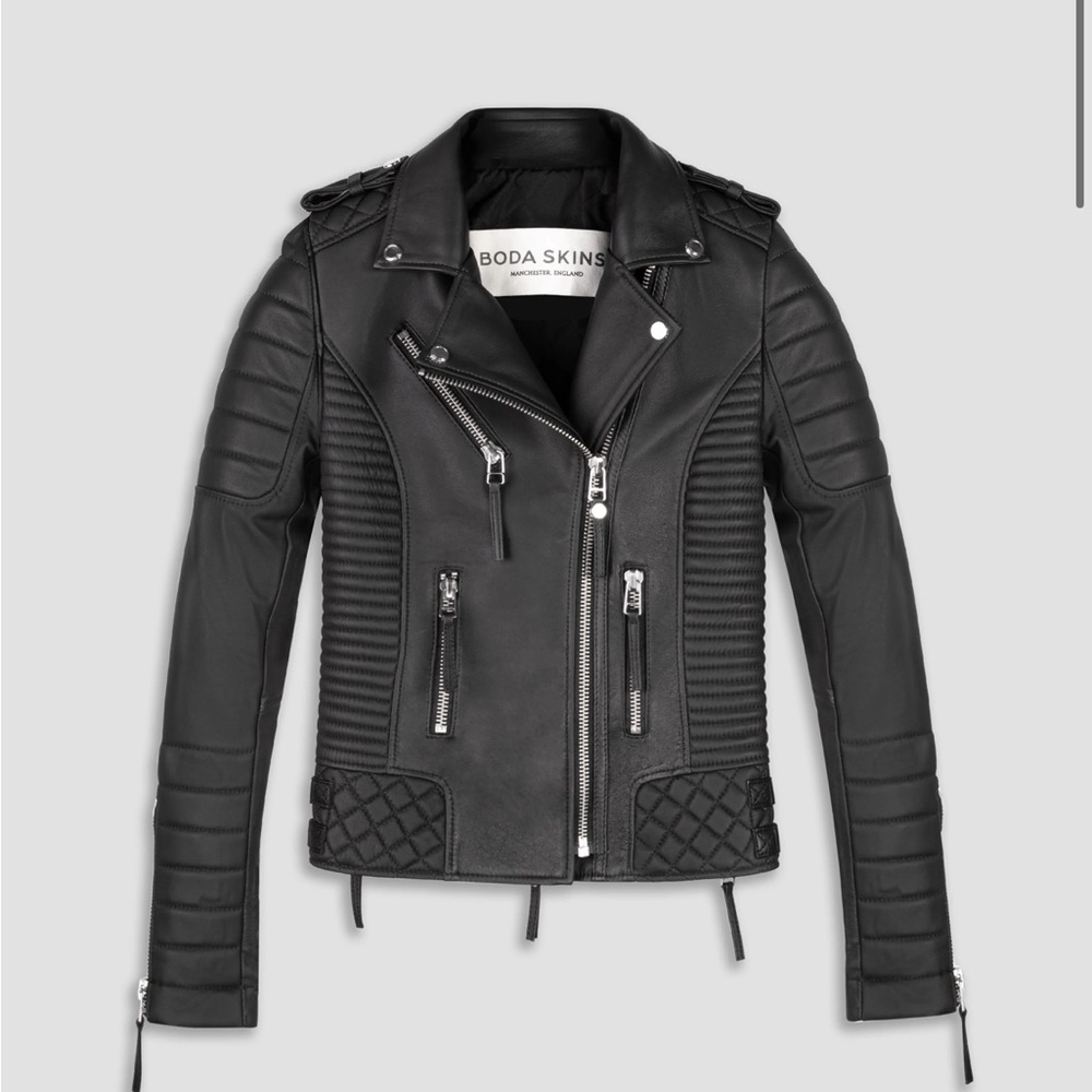 BODA SKINS | ‎ KAY MICHAELS LEATHER JACKET - Picture 4 of 11